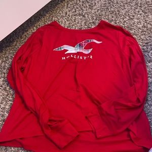 Red long sleeve pj shirt